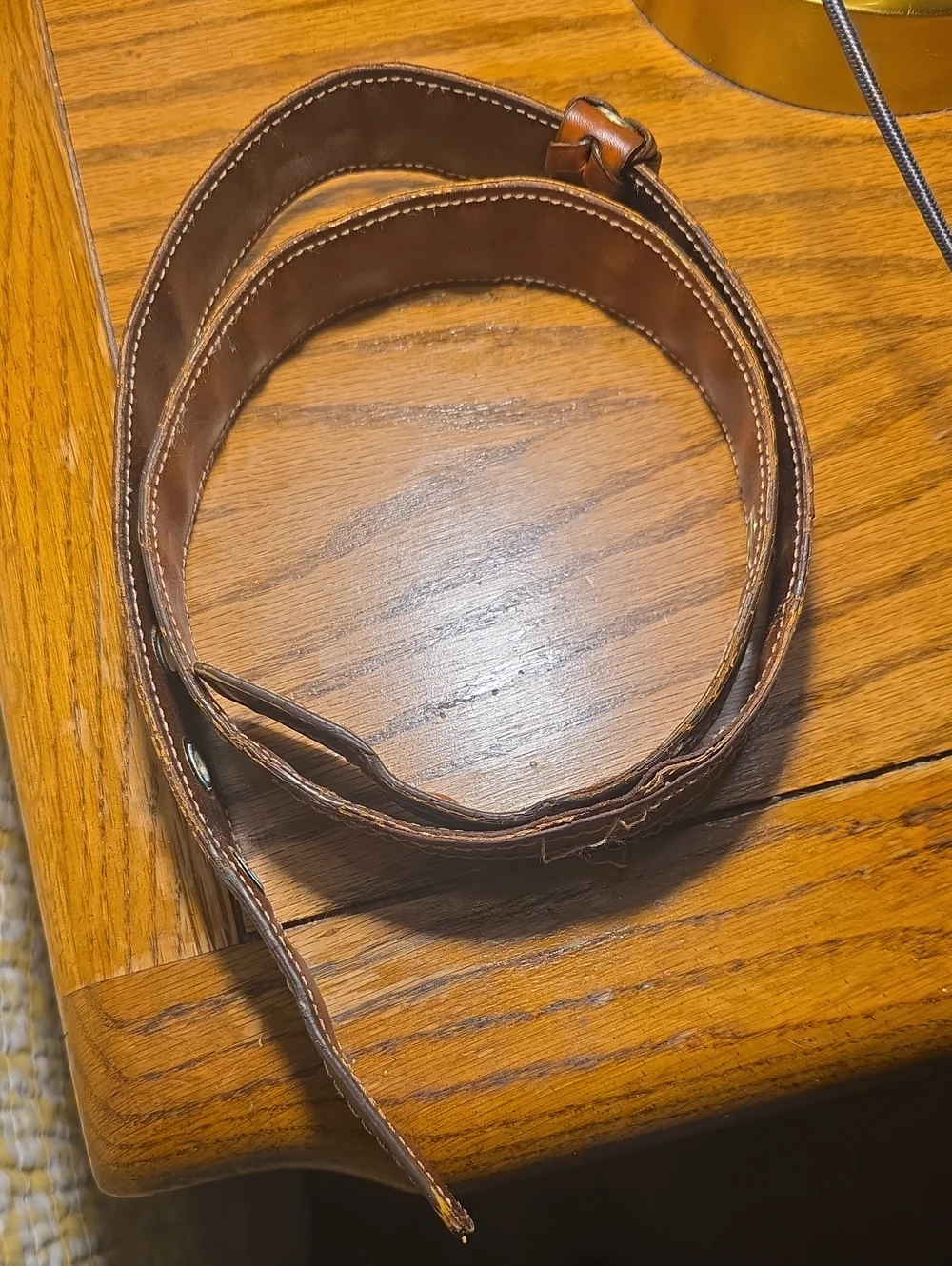 Coach Strap For Vintage Bleecker Signature Hobo *Damaged * Brown Leather